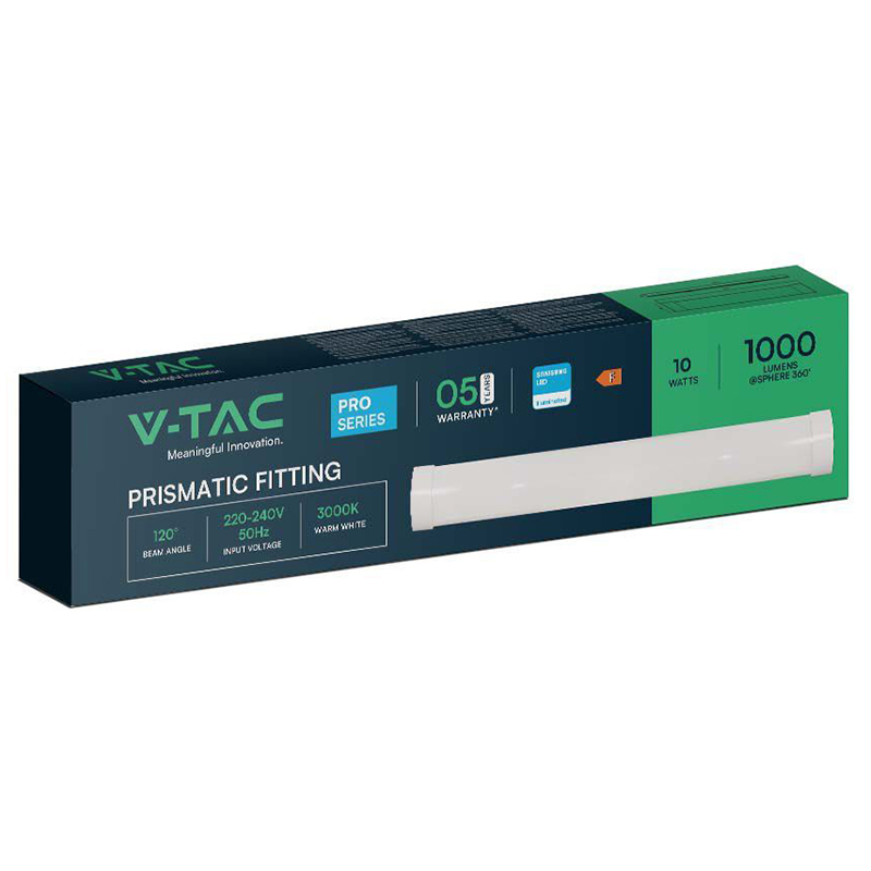 Corp iluminat led 10W 30cm 120LM/W 6500K alb rece V-tac