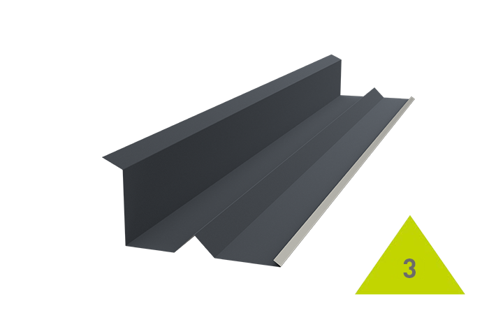 Racord calcan ral7016 l-2m 0.5mm Metigla