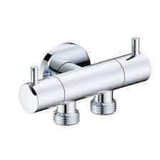 Robinet coltar dublu 1/2" - 3/8" - 3/4", levier Kruger, 