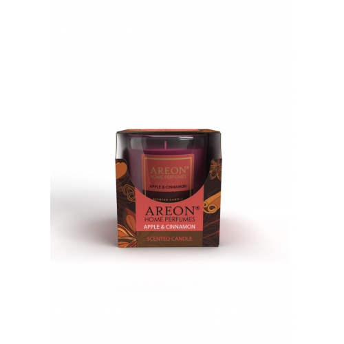 Areon Home Scented Candle Apple & Cinnamon