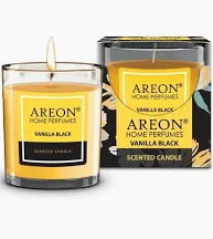 Areon Home Scented Candle Vanilla Black