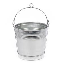 Galeata pentru fantana tabla zincata 10 litri cu intaritura Lumytools