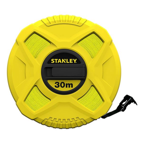 Ruleta 0-34-297, 30m x 12.7mm, banda fibra din sticla, sistem metric, clasa III, blister Stanley