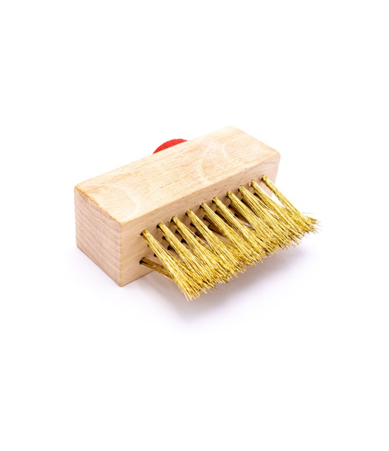 Perie pentru pavele, fir metalic, 10 cm, filet PVC, fara coada, LT35628 Lumytools