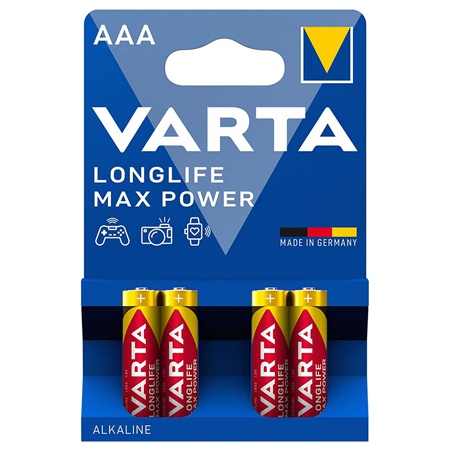 Baterie alcalina LR03 MAX POWER 4bc/set Varta