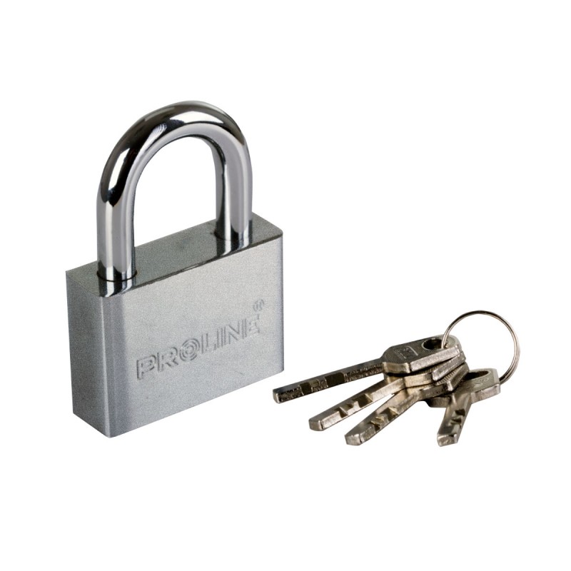 Lacat securizat cu tija externa curbata 50mm Proline