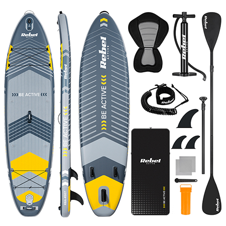 Set placa gonflabila stand up Paddle scaun 335x84x15 cm
