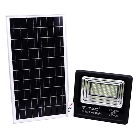 Reflector led  40W 6000K cu incarcare solara V-tac