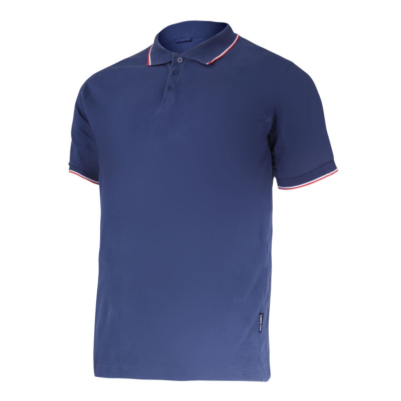 Tricou bumbac polo subtire / albastru - L Lahti Pro