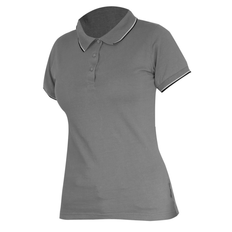 Tricou bumbac polo (dama) / gri - S Lahti Pro