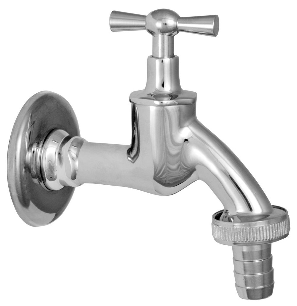 ROBINET DUBLU SERVICI CU ROZETA MASCARE 1/2"  KCC1B Ferro