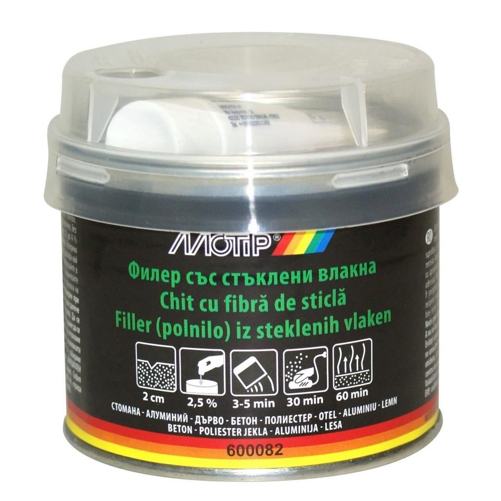 Chit cu fibră de sticlă 250g Motip