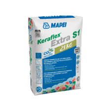 Adeziv flexibil pentru gresie si faianta Mapei Keraflex Extra S1 Zero, interior / exterior, gri, 25 kg