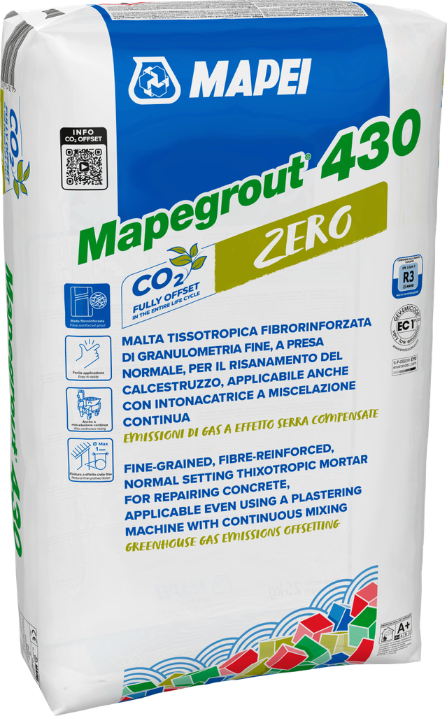 [1344425pp] Mortar Pentru Reparatii Beton Mapegrout Zero 25kg Mapei