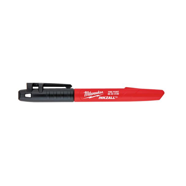 Marker INKZALL pentru santier 48223100, negru, varf 1mm  Milwaukee
