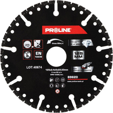 Disc diamantat special debitare multi-materiale 125mm Proline