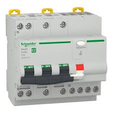 Intrerupator automat cu intrerupere automata Easy9 RCBO 3P+N 4500 AC 30mA C 16A Schneider