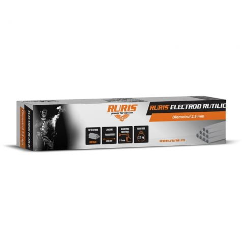 [electrbr2522] Electrod Basic 2.5mm 2,5kg pentru aparatele de sudură Ruris