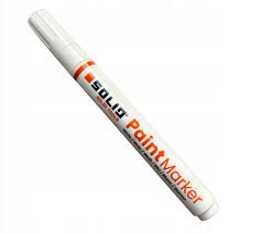 Marker cu vopsea alba Solid Tools