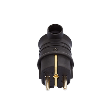 Stecher tip L cauciuc IP44, negru, Bylion