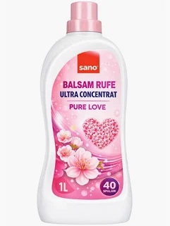 Balsam de rufe ultra concentrat Pure Love, 40 spalari, 1l Sano