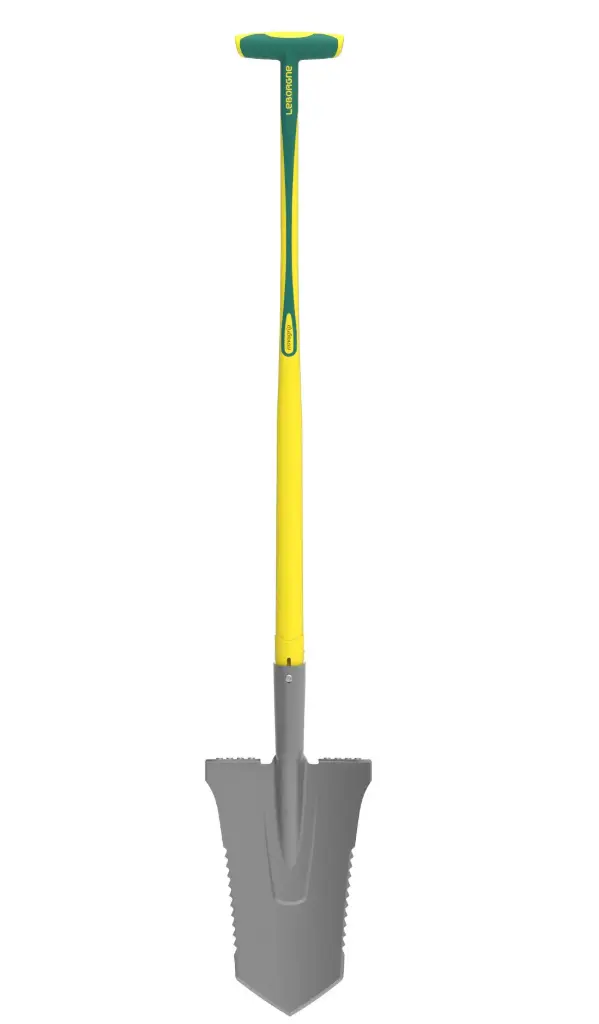 Cazma DUOPRO pentru dezradacinarea arbustilor de transplantat 33 cm cu coada NOVAGRIP 90 cm Leborgne