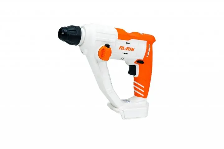 Ciocan rotopercutor pe acumulator RURIS RMX1210, 20 V, 900 RPM, 25 mm diametru maxim gaurire, 5100 BPM, 1.5J, fara acumulator/incarcator 1210rmx2024
