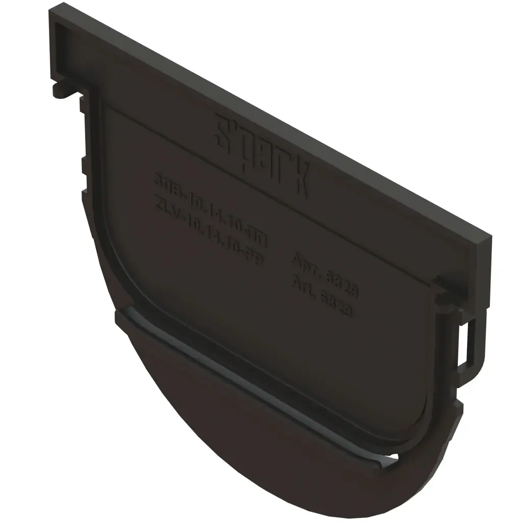 Placa capat PP EASY 3 pt rigola LN100 Hext.100 (6829) Vodaland