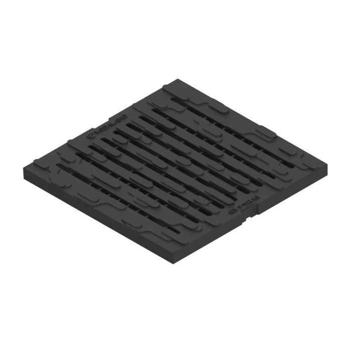 Gratar PP BASE pentru camin patrat tip I A15, negru, , 400 x 400 mm (88472-N) Vodaland