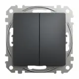 [EL0078120] Intrerupator dublu cap scara, antracit, Sedna, Schneider