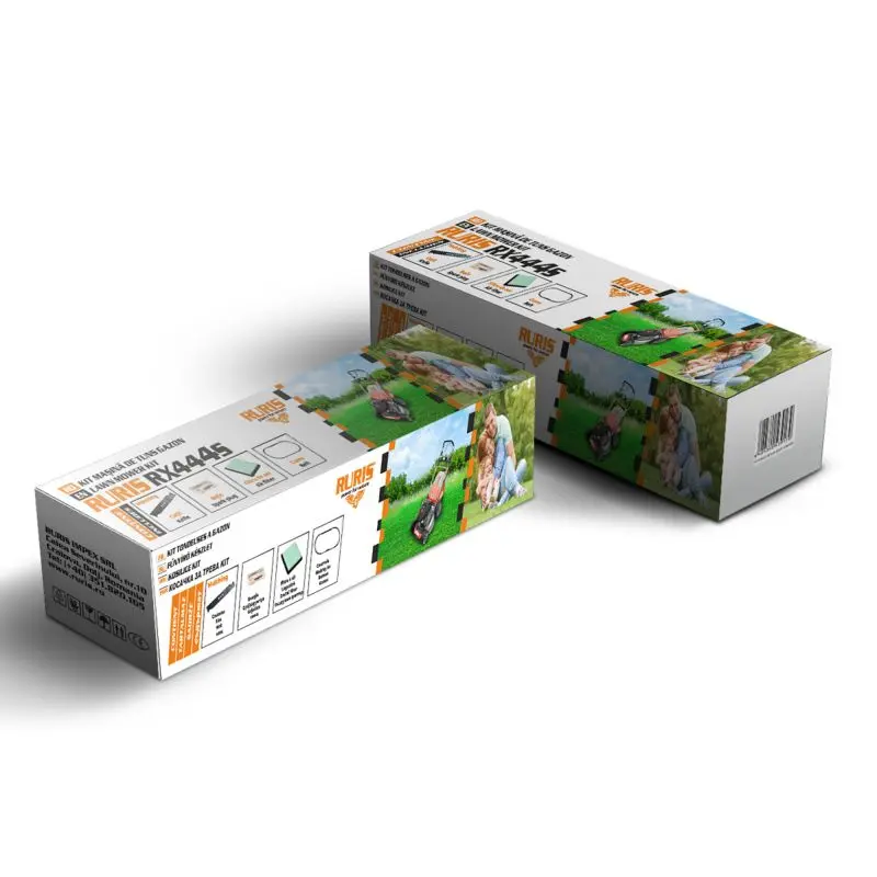 Kit masina de tuns gazon 444s {cutit mulching, curea, filtru aer, bujie, kit surub} Ruris