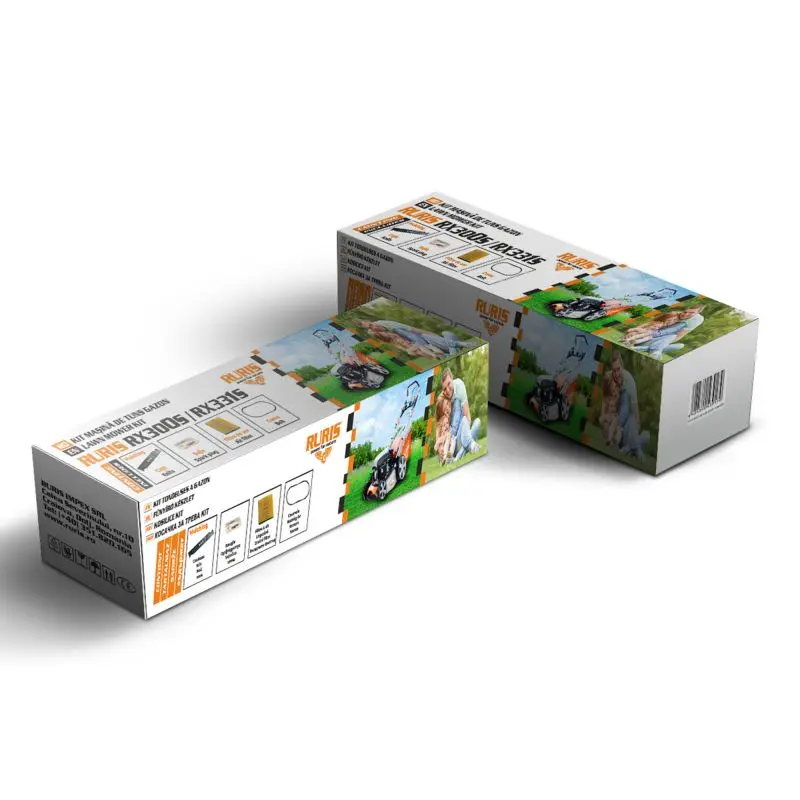 Kit masina de tuns gazon RURIS RX 400s/441s {cutit mulching doublecutting, curea, filtru aer, bujie, kit surub}
