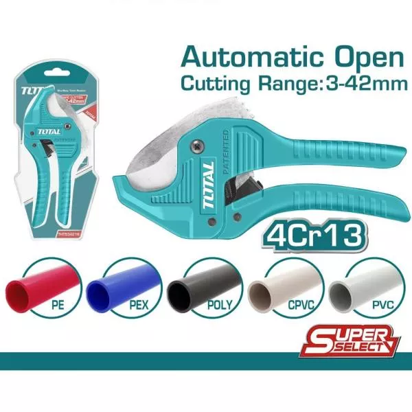Cleste pentru taiat tevi 193mm 3-42mm Total