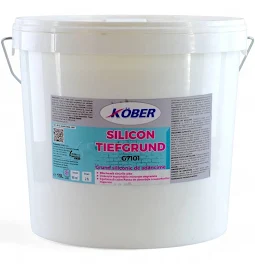 Amorsa zidarie, siliconica, Kober Silicon Tiefgrund G7101, 15 litri, pentru vopsele siliconice, pentru exterior
