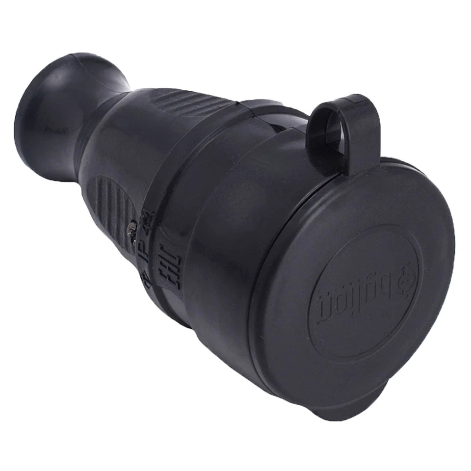 [EL0084590] Cupla cauciuc IP44, negru, Bylion