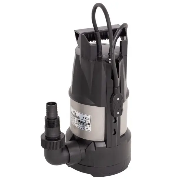 [SPEC9208] Pompa submersibila din plastic Wasserkonig SPEC9208, particule max. 5 mm, putere 750 W, debit 12500 l/h, H refulare 8.5 m, carcasa motor inox, senzori electronici de nivel Wasserkonig