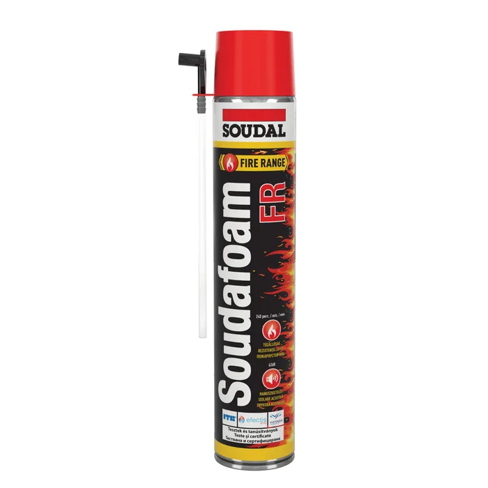 Spuma poliuretanica antifoc, cu aplicare manuala 750 ml Soudal