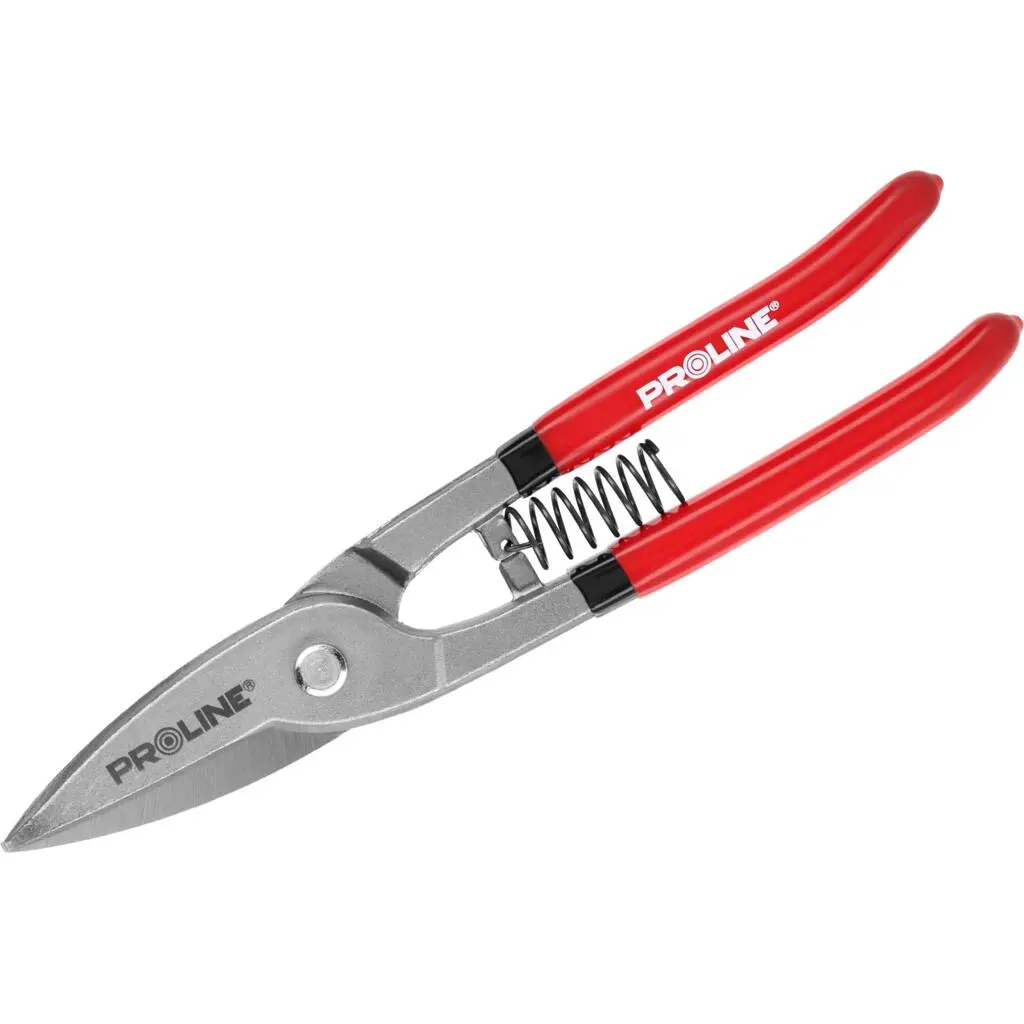 Foarfeca tabla cu arc 250mm / cioc drept Proline