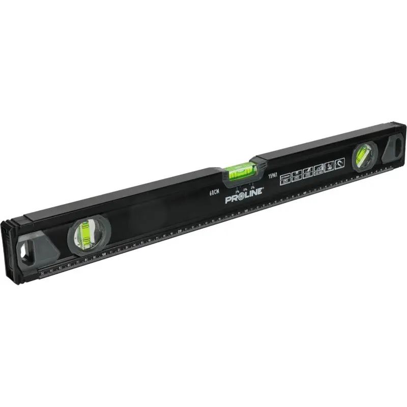 Nivela premium magnetica / 3 bule - 600mm Proline 