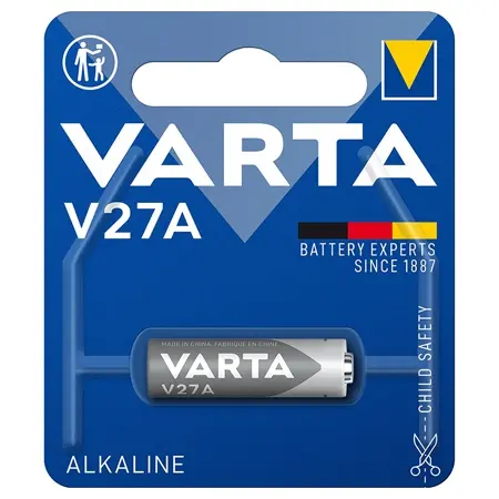 Baterie alcalina 12V V27A blister 1 buc Varta