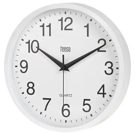 Ceas perete 25cm alb Teesa