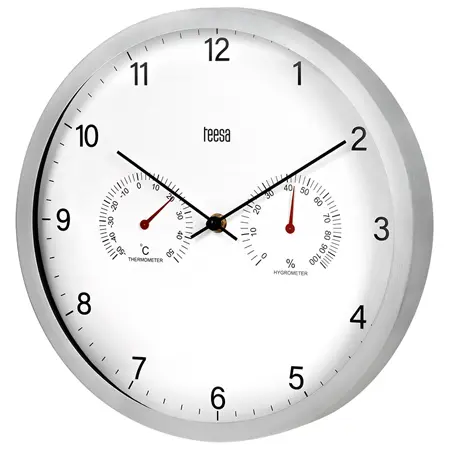 Ceas perete 30cm termometru higrometru Teesa