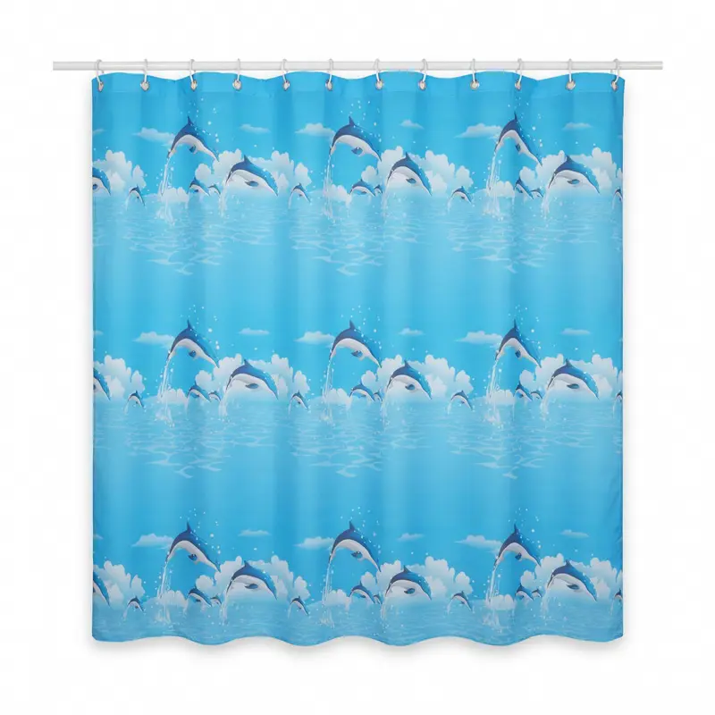 Perdea dus 90g / 180x200cm - model-delfin Rpx