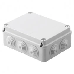 Doză etanșă de derivație pătrată 12x80x50mm – Courbi