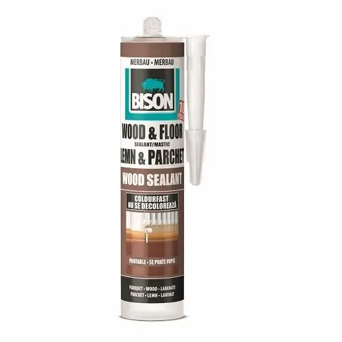 Mastic pentru lemn Wood Sealant, 300ml, merbau Bison
