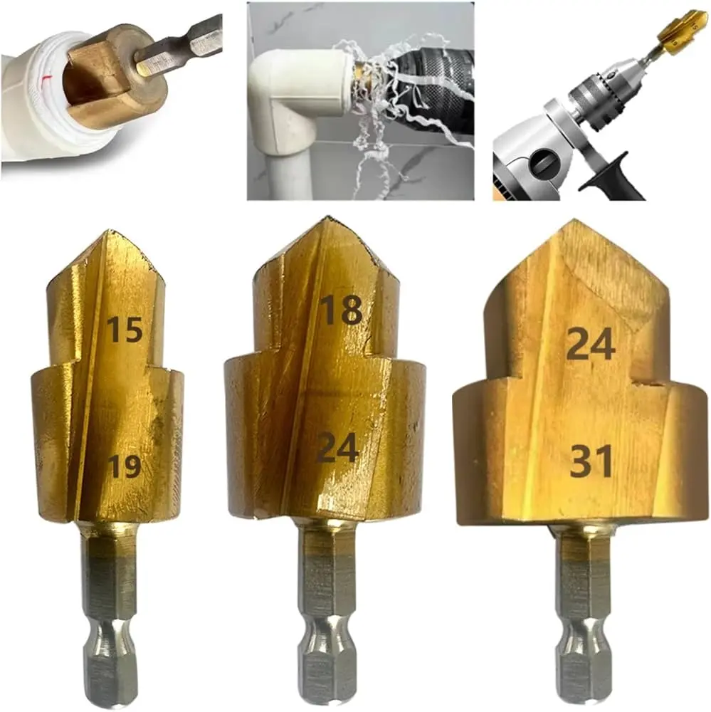 Set 3 freze pentru teava PVC/PPR/MMP