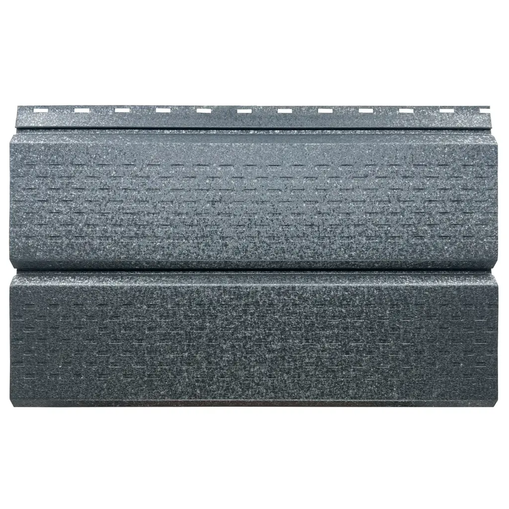 Lambriu metalic perforat gri perlat RAL7024 Saturn 2500x260x0.5mm, Tps 