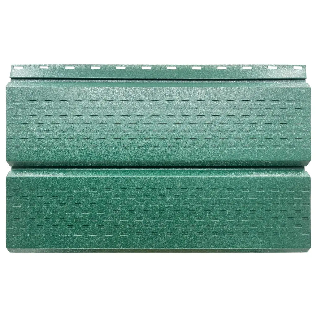 Lambriu metalic perforat verde pin RAL6005 Saturn 2500x260x0.5mm, Tps 