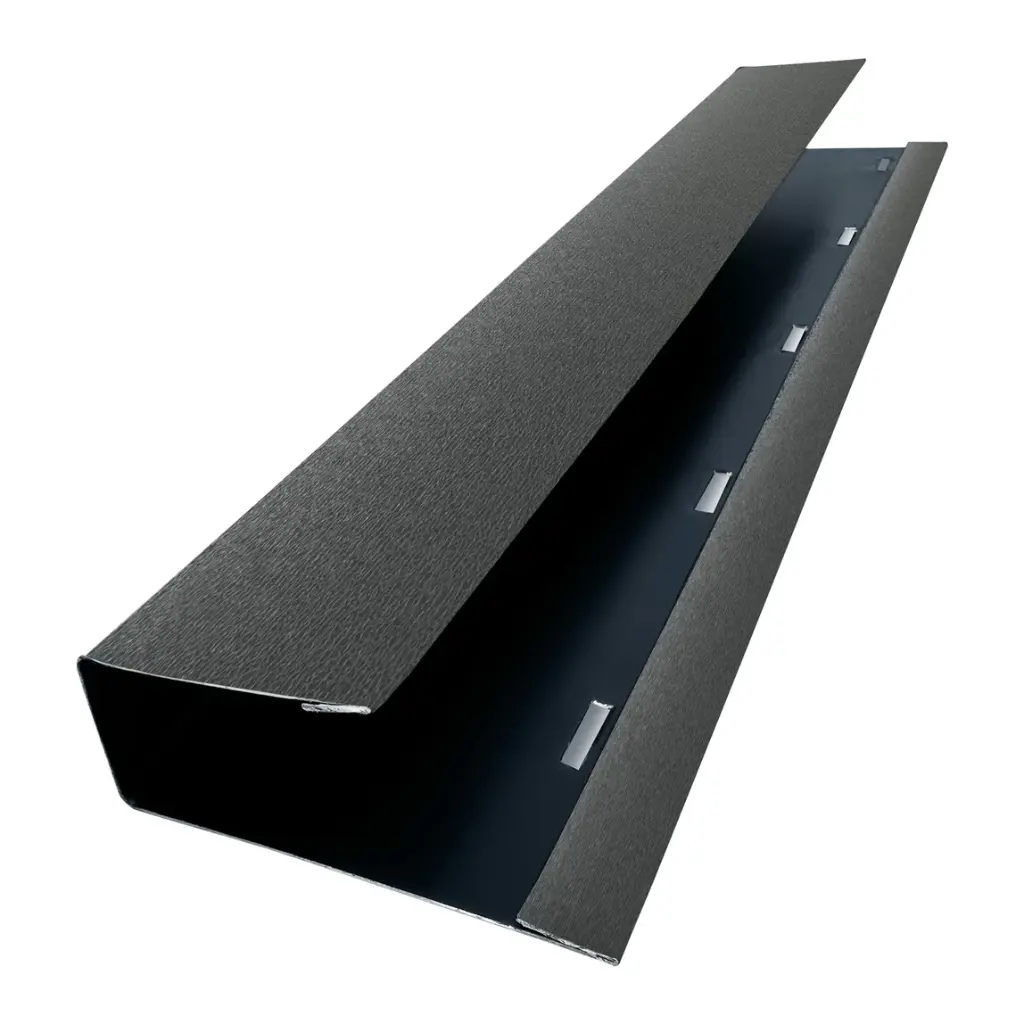 Profil lateral de mascare J, gri grafit RAL7024 61x2000mm Tps