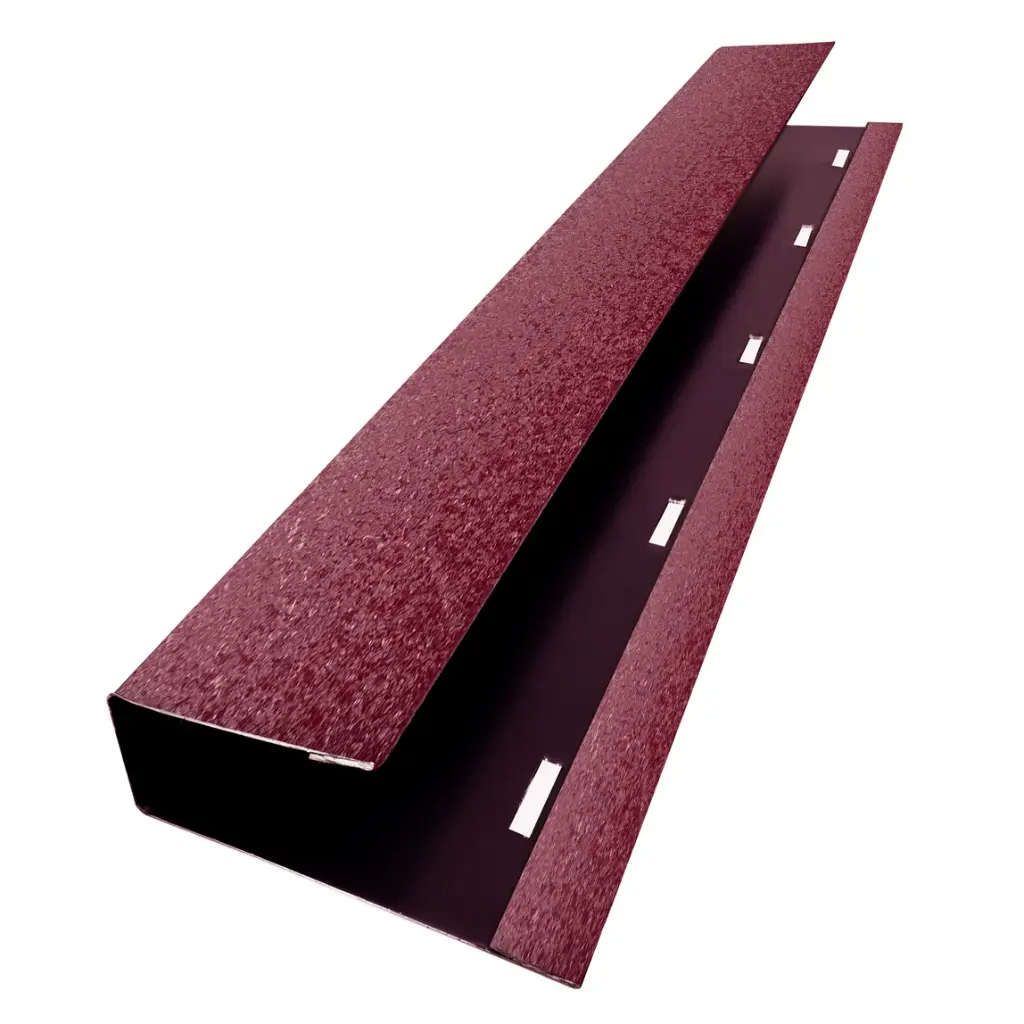 Profil lateral de mascare J, visiniu RAL3005 61x2000mm Tps 